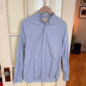 hollister epic flex stretch casual button down shirt